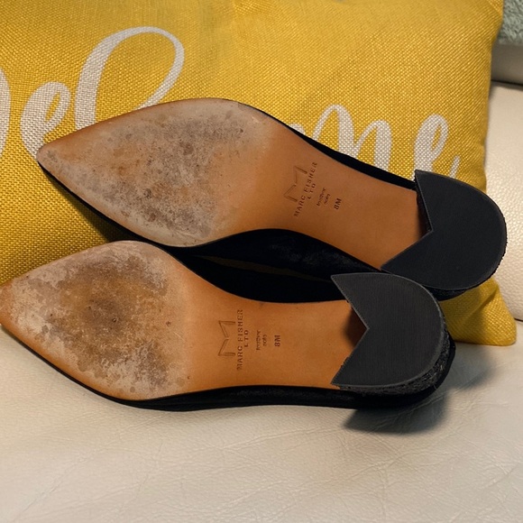 Marc Fisher Ltd. Zack Black Velvet Glitter Pumps - Picture 12 of 12